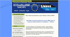 Desktop Screenshot of fahrschulservice-polen-tschechien.de